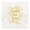 Servetten Happy New Year Clock