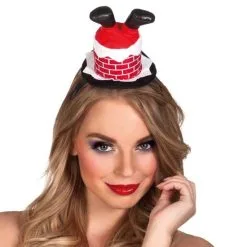 Diadeem Kerstman In Schoorsteen