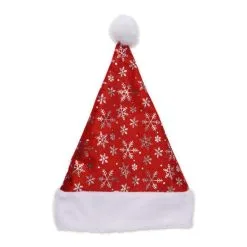 Kerstmuts Sneeuwvlokken En Glitter