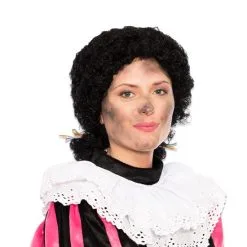 Pietpruik Luxe Met Staartjes Zwart