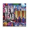 Servetten Happy New Year Party Color