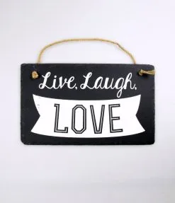 Stone Slogan – Live,Laugh,Love
