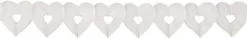 Slinger Papier Hartjes Wit