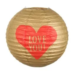 Papieren Lampion Love – 25cm