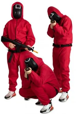 Overall Koreaans Spel Rood