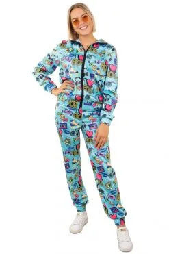 Trainingspak I Love The 80’s Dames