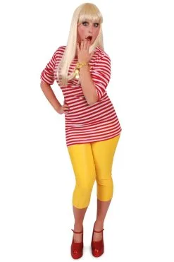 Dorus Shirt Rood/wit Lange Mouw