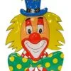 Wanddeco Clown Met Hoed 70cm