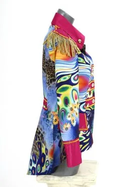 Carnavalsjas RainbowPink Kort -leuke kledingwinkel CarnavalsjasRainbow3