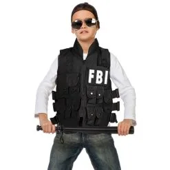 FBI Vest De Luxe Kind