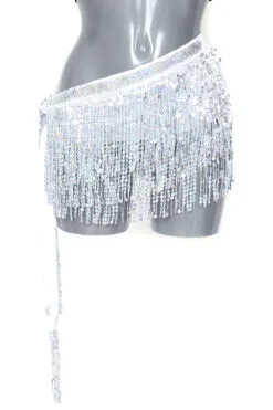 Ibiza Skirt Zilver – Wikkelrok