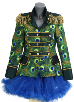 Carnavalsjas Peacock Kort