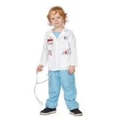 Kinderkostuum Dokter Incl.stethoscoop