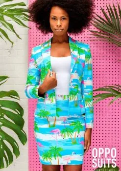 Opposuits Dames Flamingirl