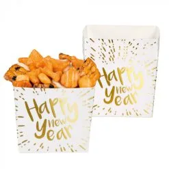 Set 6 Bakjes “Happy New Year”