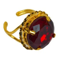 Sinterklaasring Ronde Steen Rood