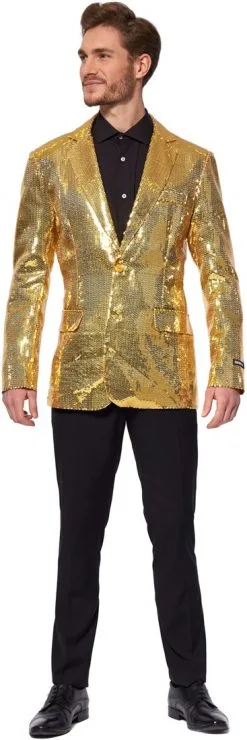 Suitmeister Blazer Sequins Gold