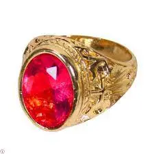 Luxe Sinterklaasring Rode Steen – 21mm