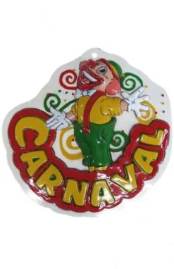 Wanddeco Clown Carnaval