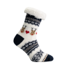 Fluffy Homesocks Donkerblauw Rudolph