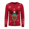 Sweater Rudolph With Tie And Led