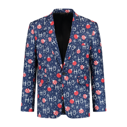 Men Blazer HO HO HO