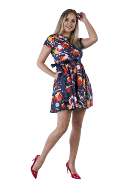 Kerstjurk Dark Blue, Presents -leuke kledingwinkel X 12500 1