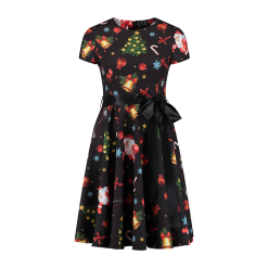 Kerstjurk Black, Christmas Tress